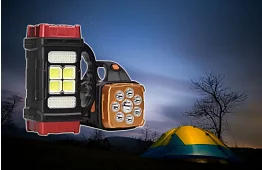 Lanternă multifuncțională cu LED-uri 38W, cu funcție de powerbank - HB-1678