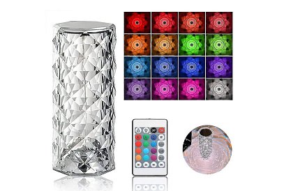 Veioză tactilă RGB – Diamond Crystal Lamp