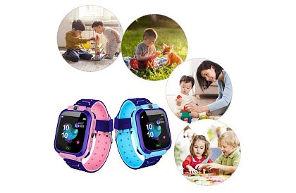 Ceas inteligent pentru copii, cu cameră foto și localizator GPS