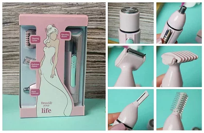 Set de ras pentru femei 4 – Beauty Life 4 în 1