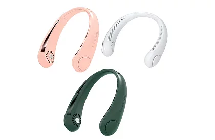 Mini ventilator portabil, pentru gât