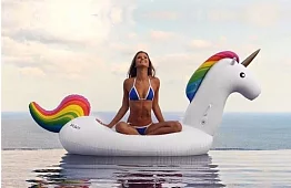 Șezlong gonflabil - Unicorn uriaș, 2,8 metri