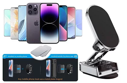 Suport magnetic pliabil, pentru telefon mobil – 360 PRO