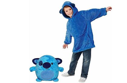 Kids Hoodie 3 în 1 –  Hanorac tip pernă - Hanorac, pernă și jucărie