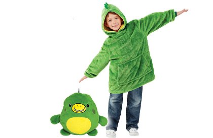 Kids Hoodie 3 în 1 –  Hanorac tip pernă - Hanorac, pernă și jucărie