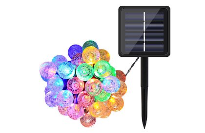 Instalație luminoasă solară decorativă, pentru exterior, cu 40 de LED-uri – Lights Balls