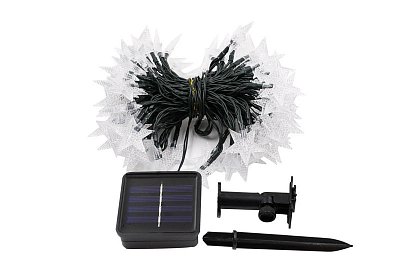 Instalație luminoasă solară decorativă, pentru exterior, cu 40 de LED-uri – Lights Star