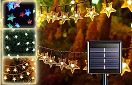 Instalație luminoasă solară decorativă, pentru exterior, cu 40 de LED-uri – Lights Star