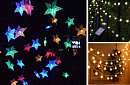 Instalație luminoasă solară decorativă, pentru exterior, cu 40 de LED-uri – Lights Star