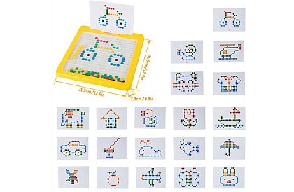 Tablă magnetică pentru desenat - Magnetic Beads Table