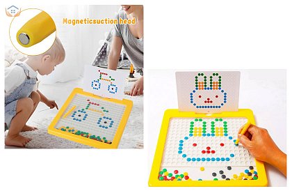 Tablă magnetică pentru desenat - Magnetic Beads Table