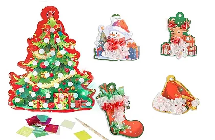 Set creativ pentru realizarea de decorațiuni de Crăciun – Christmas Toys