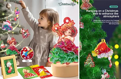 Set creativ pentru realizarea de decorațiuni de Crăciun – Christmas Toys