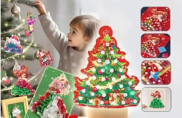 Set creativ pentru realizarea de decorațiuni de Crăciun – Christmas Toys