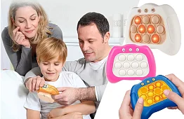 Consolă pentru jocuri de rapiditate POP IT - QUICK Push X2