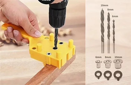 Instrument de perforare pentru tâmplari - Set de perforare