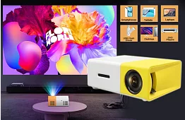 Mini-proiector portabil cu LED-uri