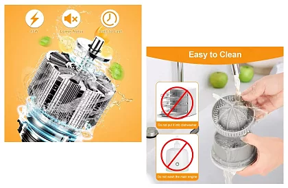 Storcător de citrice wireless – 400 ml