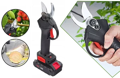 Foarfecă de grădină, fără fir – ADM - 2 acumulatori