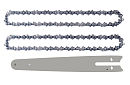 Tijă de ghidare + 2x lanț pentru fierăstrău cu acumulator – 6 inci