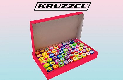 Set de ștampile auto-colorante pentru copii – 60 bucăți