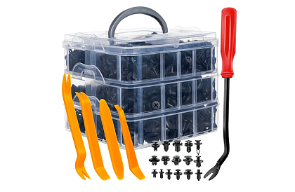 Set universal de clipsuri auto și cleme + unelte de extragere – Xtrobb