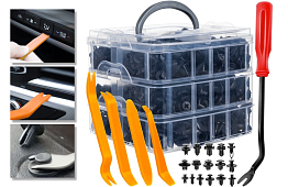 Set universal de clipsuri auto și cleme + unelte de extragere – Xtrobb