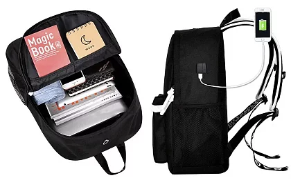 Rucsac școlar reflectorizant – 19 litri