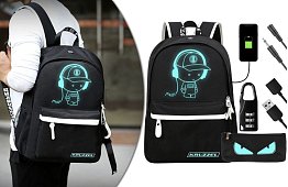 Rucsac școlar reflectorizant – 19 litri