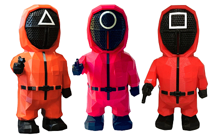 Pușculiță Squid Game – Soldat – 23 cm