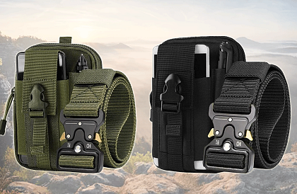 Set militar outdoor - geantă + curea tactică