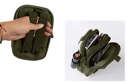 Set militar outdoor - geantă + curea tactică
