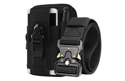 Set militar outdoor - geantă + curea tactică