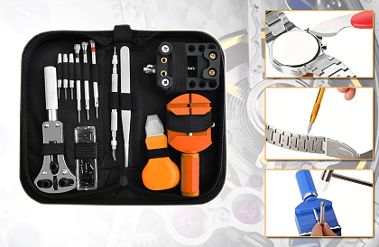 Set de unelte pentru reparația ceasurilor – electronicelor – 13 piese