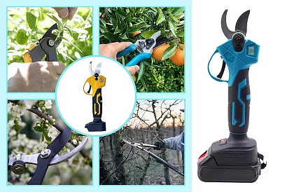 Foarfecă de grădină cu acumulator HAYAMI HA1040 + 2 baterii