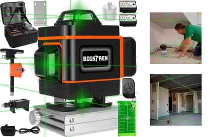 Nivelă laser 4D 360° – 16 linii – laser de nivelare