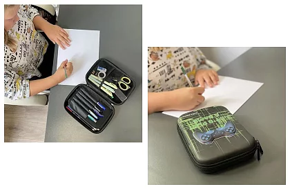 Penar școlar – husă PLAY cu grafică 3D