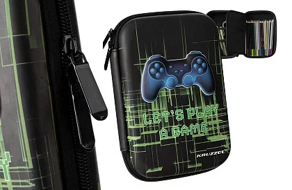 Penar școlar – husă PLAY cu grafică 3D