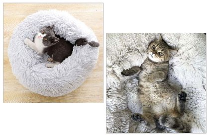 Culcuș de lux pentru câini, pisici și iepurași – 60 cm