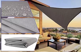 Panou solar triunghiular 3 x 3 x 3 m – Gri