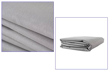 Pânză de umbrire solară 3,6 x 3,6 m – Gri