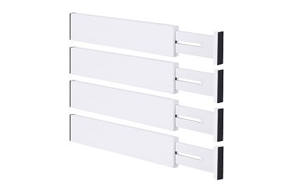 Organizatoare ajustabile pentru sertare - set de 4 bucăți