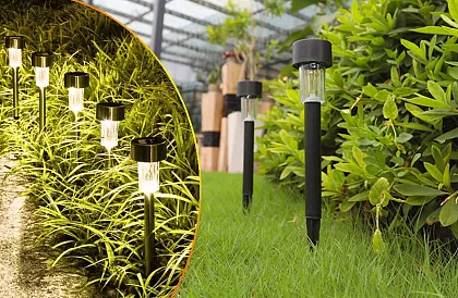 Lămpi solare de grădină - set de 10 bucăți