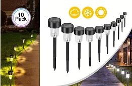 Lămpi solare de grădină - set de 10 bucăți