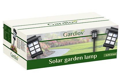 Lămpi solare de grădină – Felinare -set de 6 bucăți
