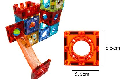 Set educativ magnetic 3D – 110 piese