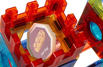 Set educativ magnetic 3D – 110 piese