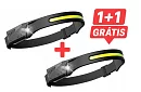 Lanternă frontală COB LED reîncărcabilă universală HeadLamp – 2 bucăți