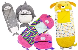 Sac de dormit pentru copii 3 în 1 cu design de animăluțe