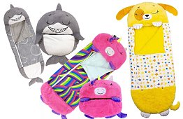 Sac de dormit pentru copii 3 în 1 cu design de animăluțe